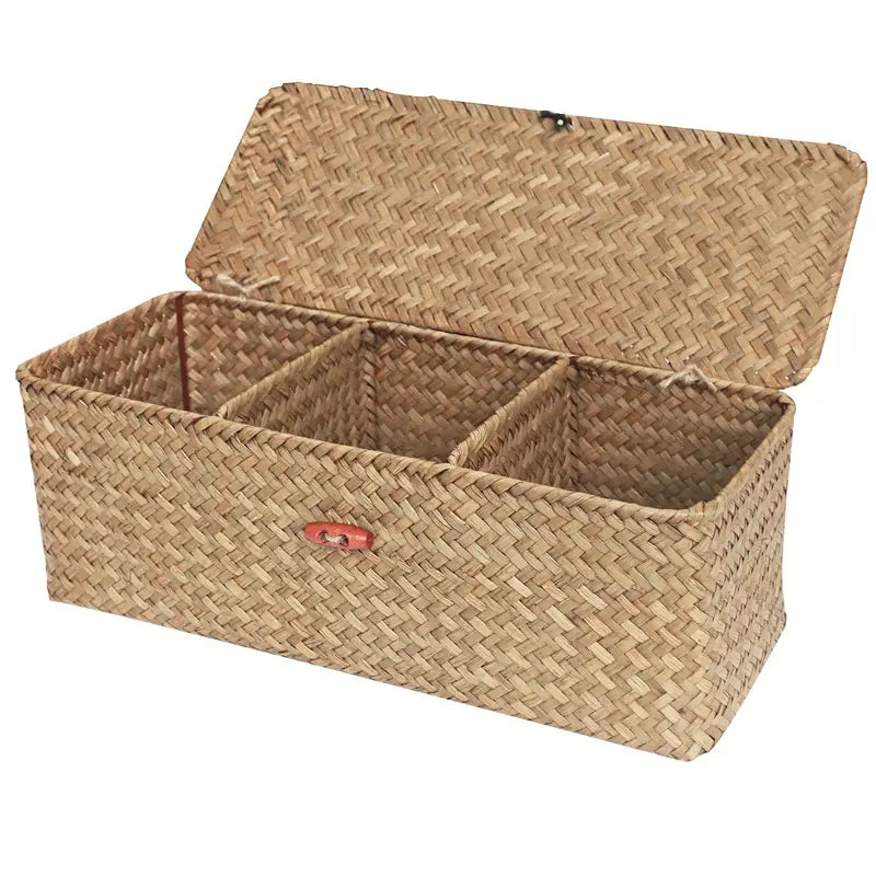 Grand panier de rangement rotin - Meubles en rotin 