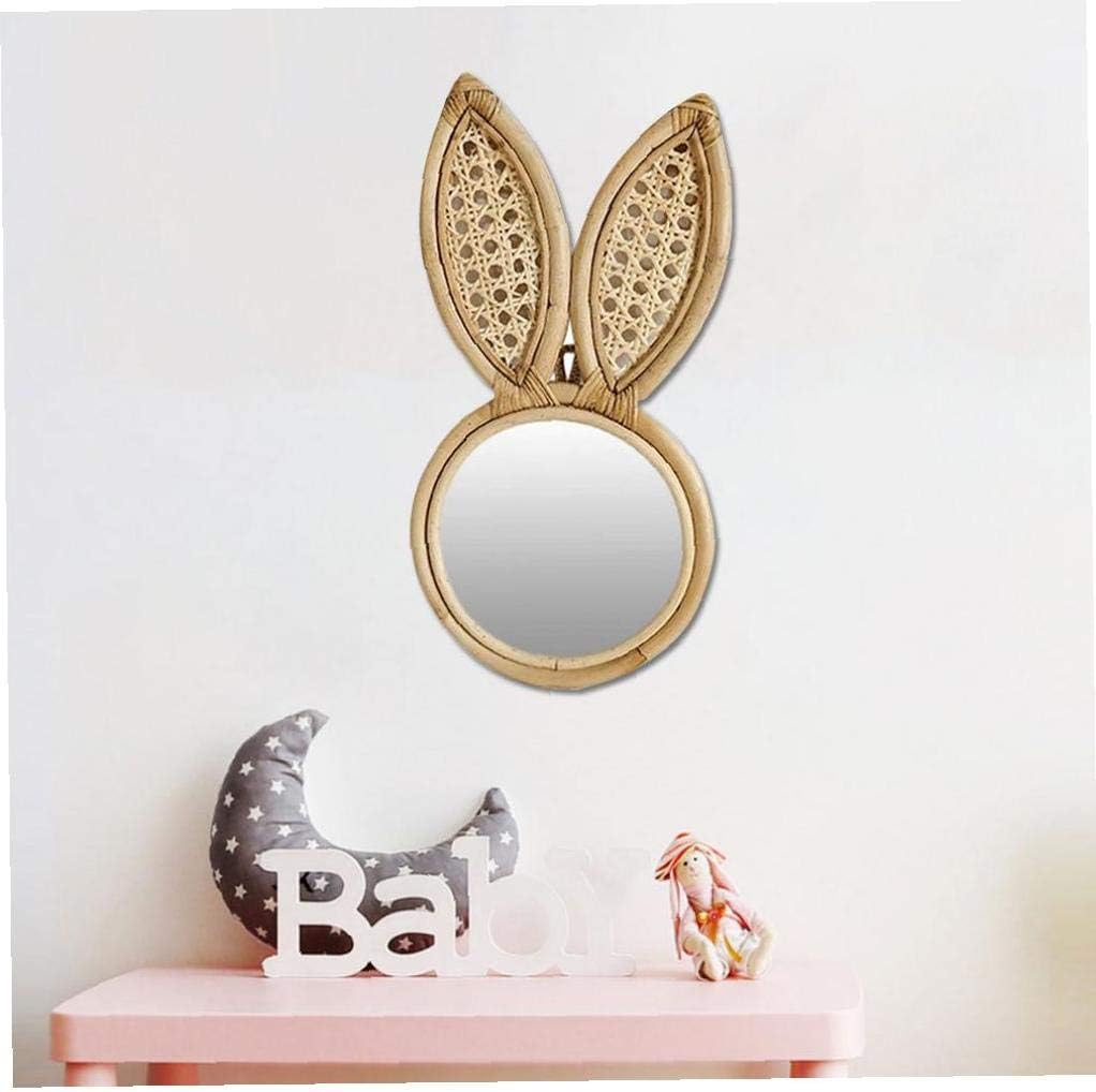 Miroir lapin rotin - Meubles en rotin 
