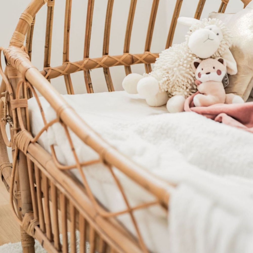 Lit enfant en rotin naturel cannage - Meubles en rotin 