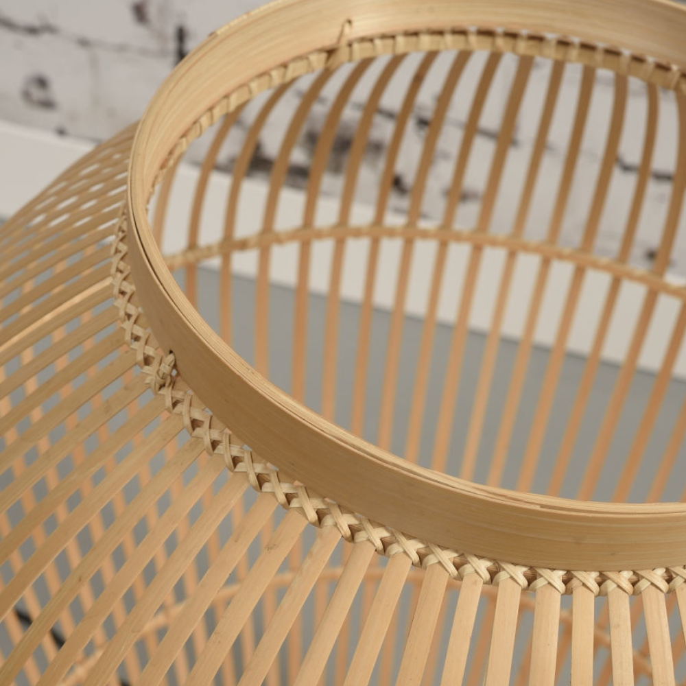 Lampadaire Rotin Bambou - Meubles en rotin 