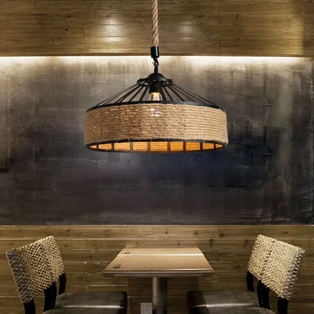 Lustre Suspendu Rotin - Meubles en rotin 