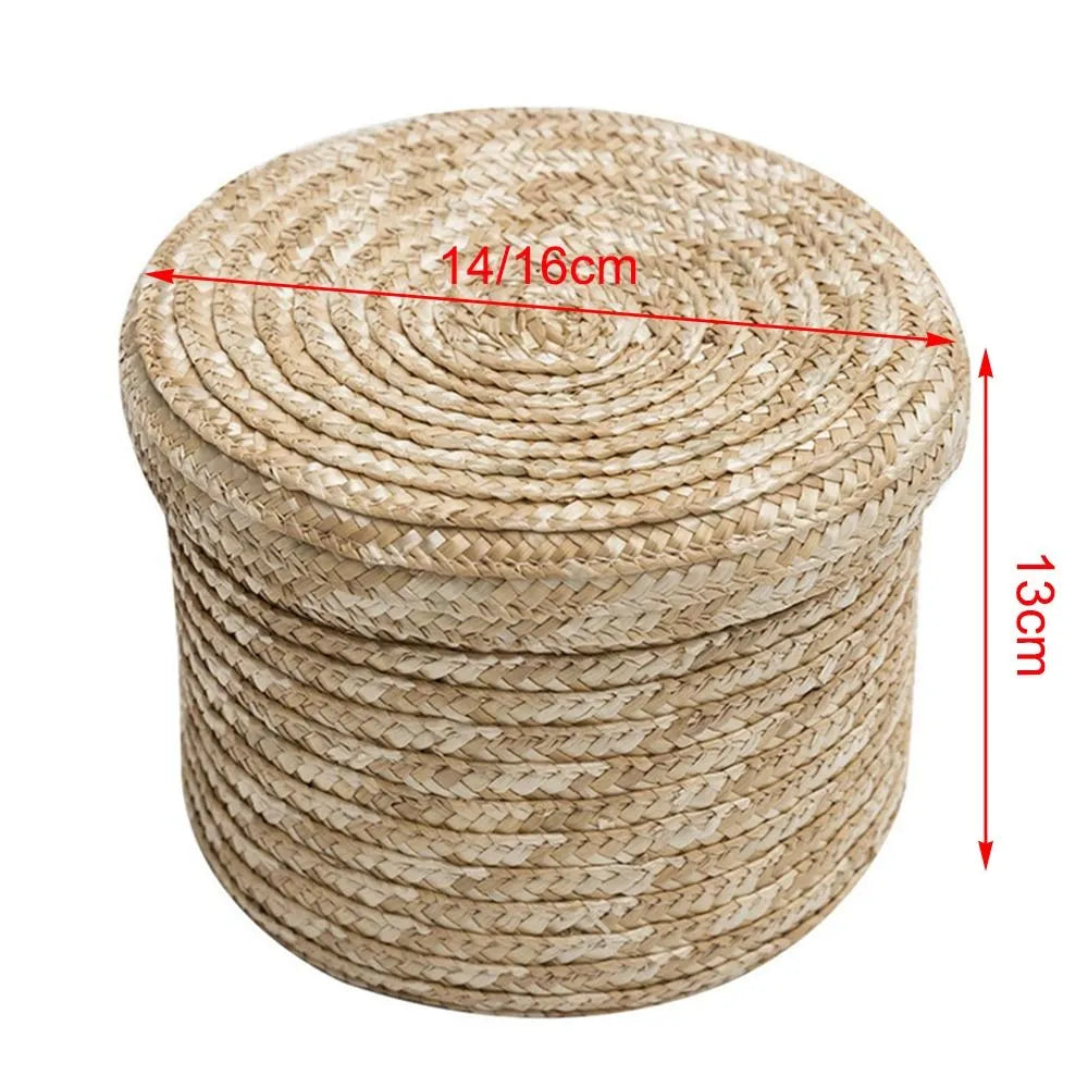 Panier en rotin avec couvercle - Meubles en rotin 