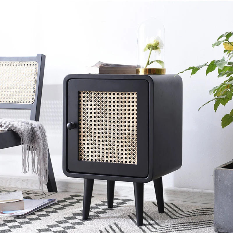 Table de chevet en rotin style minimaliste - Meubles en rotin 