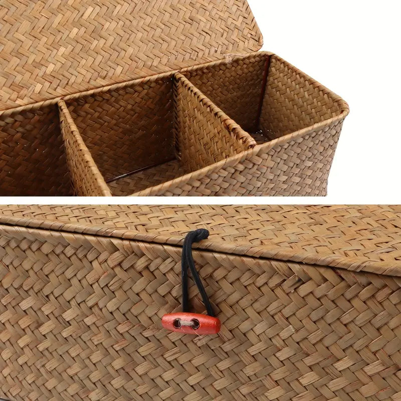Grand panier de rangement rotin - Meubles en rotin 