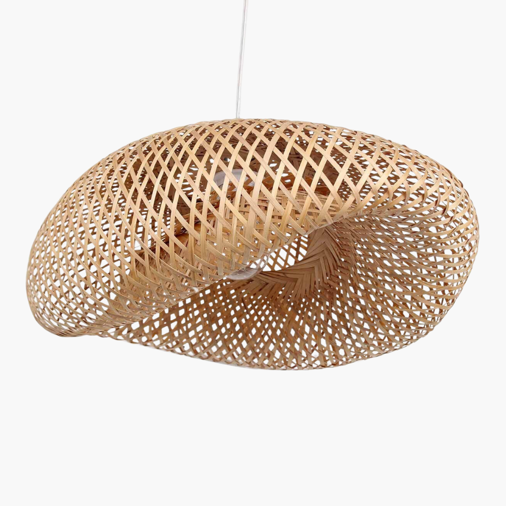 Grande Suspension Rotin Naturel - Meubles en rotin 