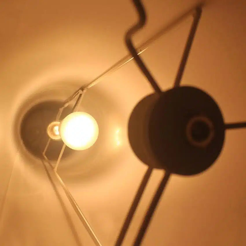 Lampadaire en rotin ovale - Meubles en rotin 