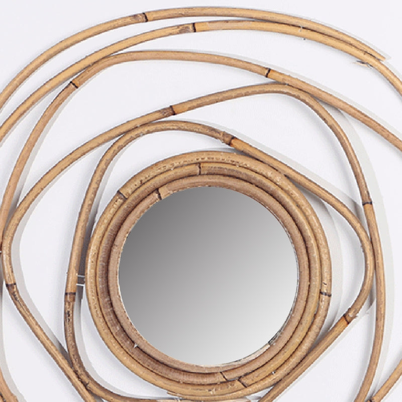 Deco Miroir rotin - Meubles en rotin 