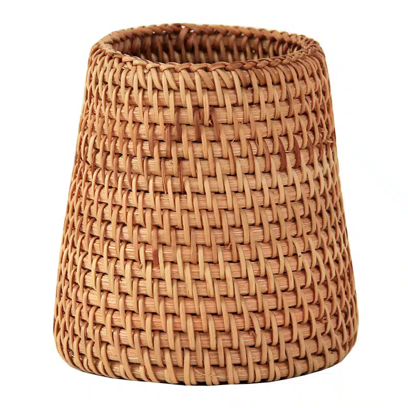 Panier de rangement tissé en rotin - Meubles en rotin 