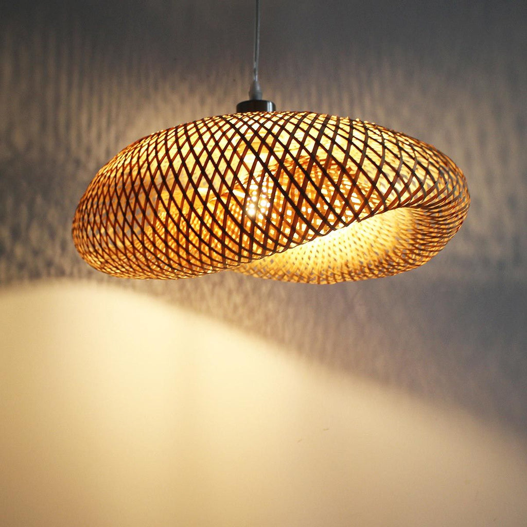 Grande Suspension Rotin Naturel - Meubles en rotin 