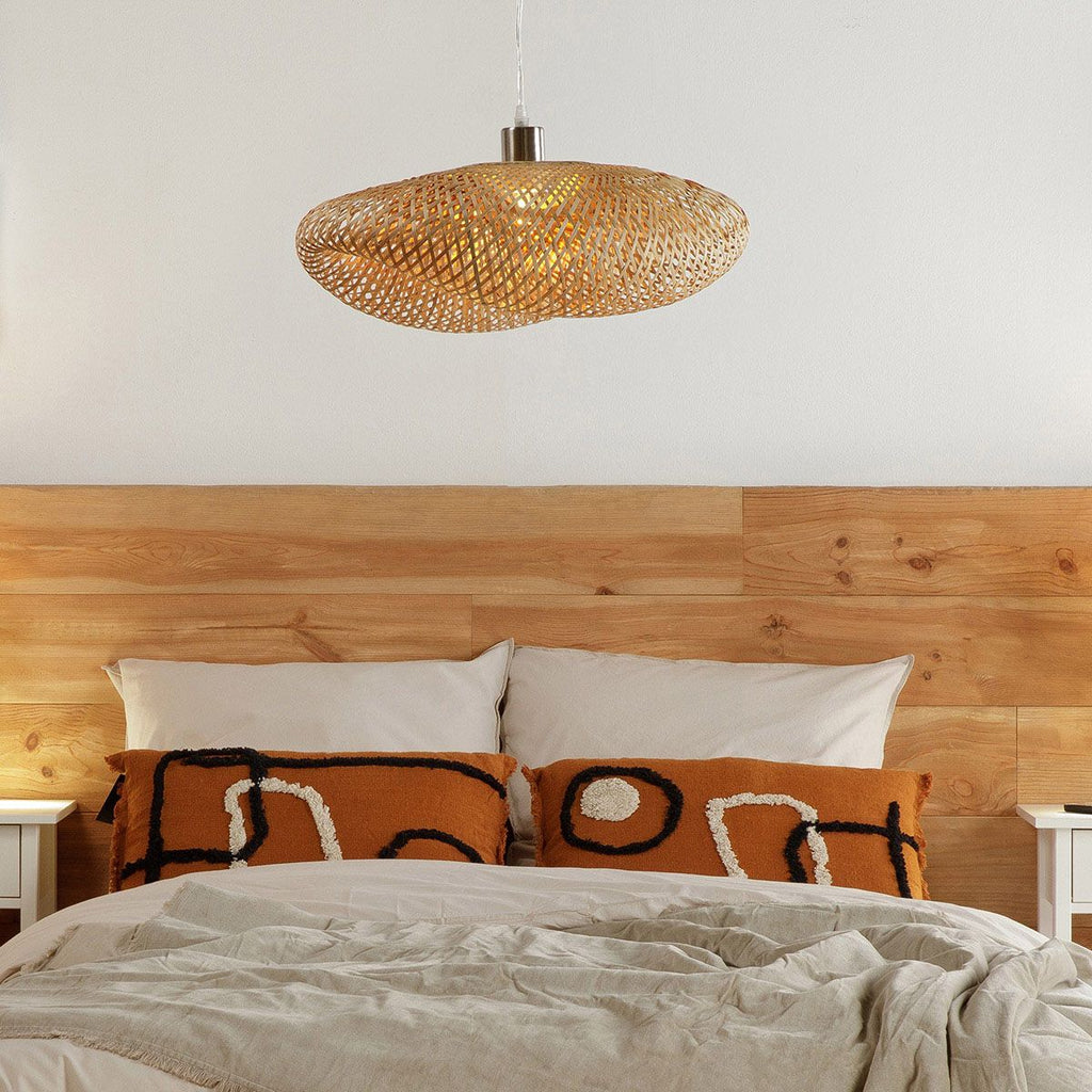 Grande Suspension Rotin Naturel - Meubles en rotin 