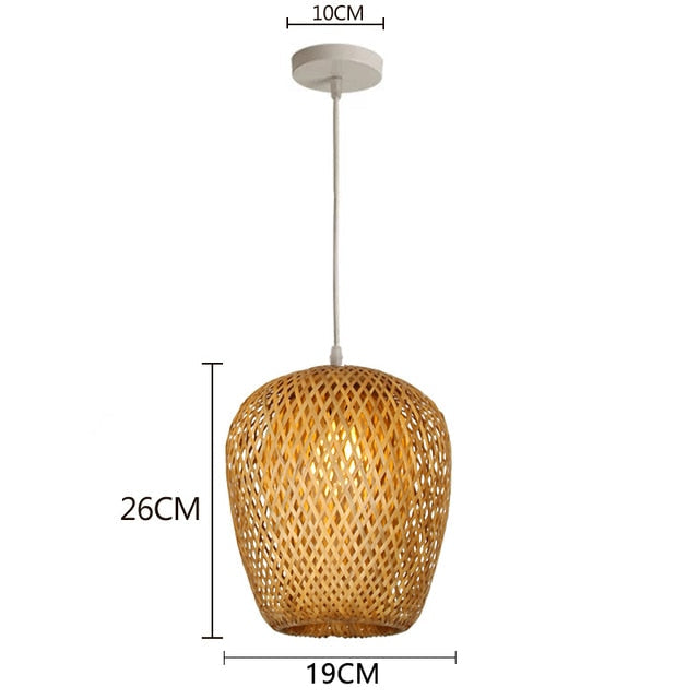 Suspension Osier Tressé - Meubles en rotin 