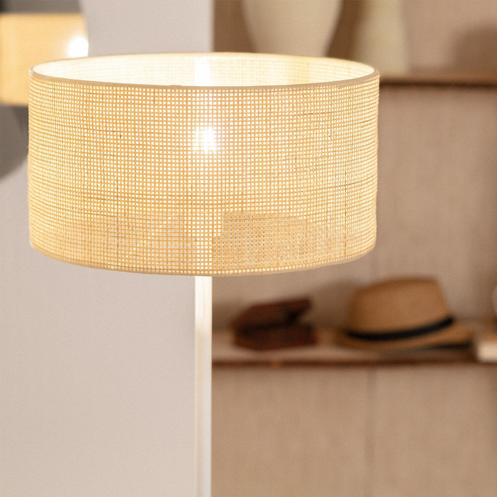 Lampadaire Rotin Sur Pied - Meubles en rotin 