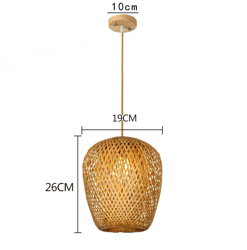 Suspension Osier Tressé - Meubles en rotin 