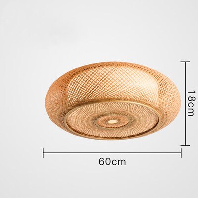 Plafonnier Bambou Rotin - Meubles en rotin 