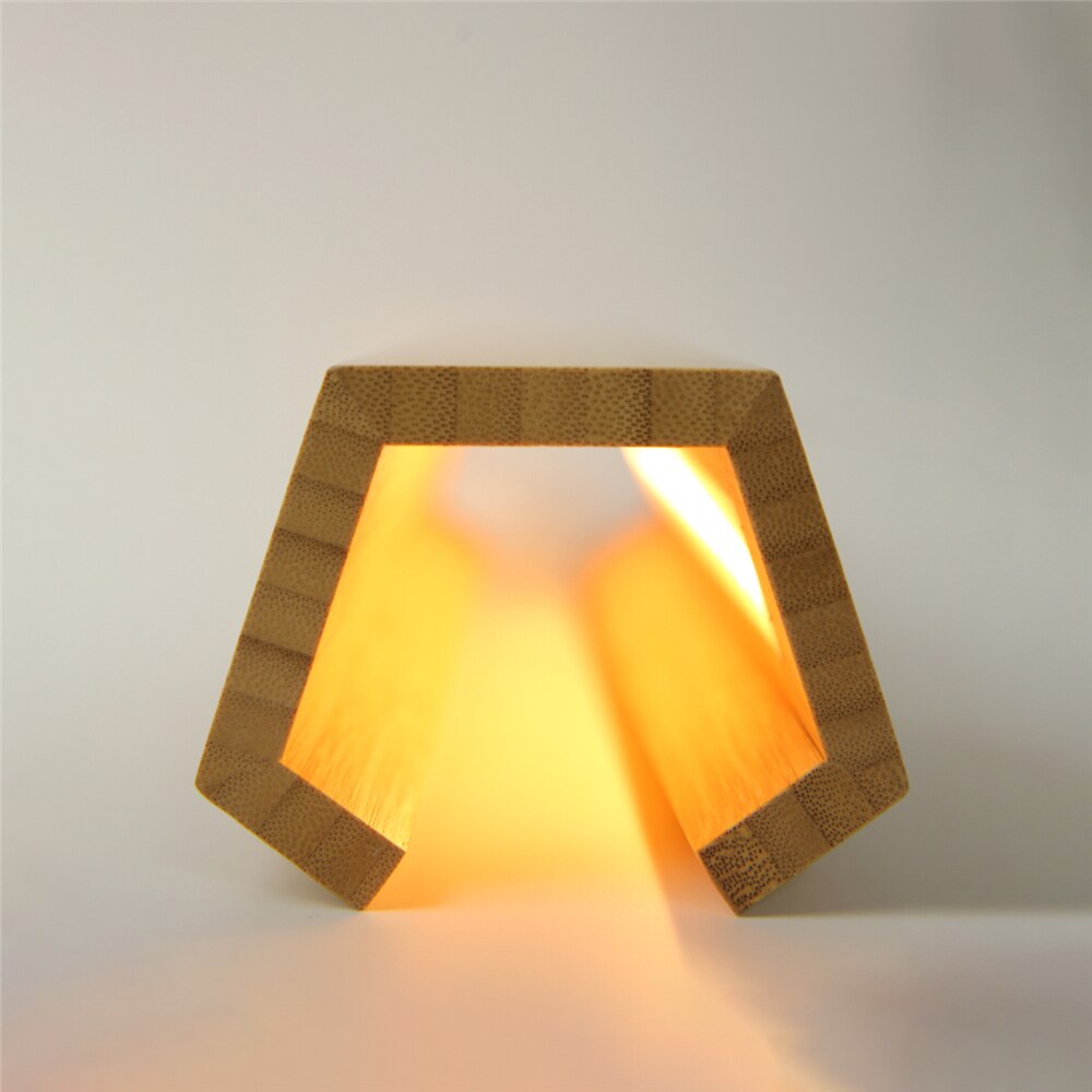 Lampe de Chevet Bois Naturel - Meubles en rotin 