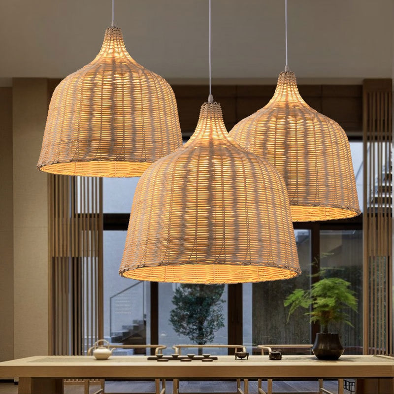 Suspension Rotin Bambou - Meubles en rotin 