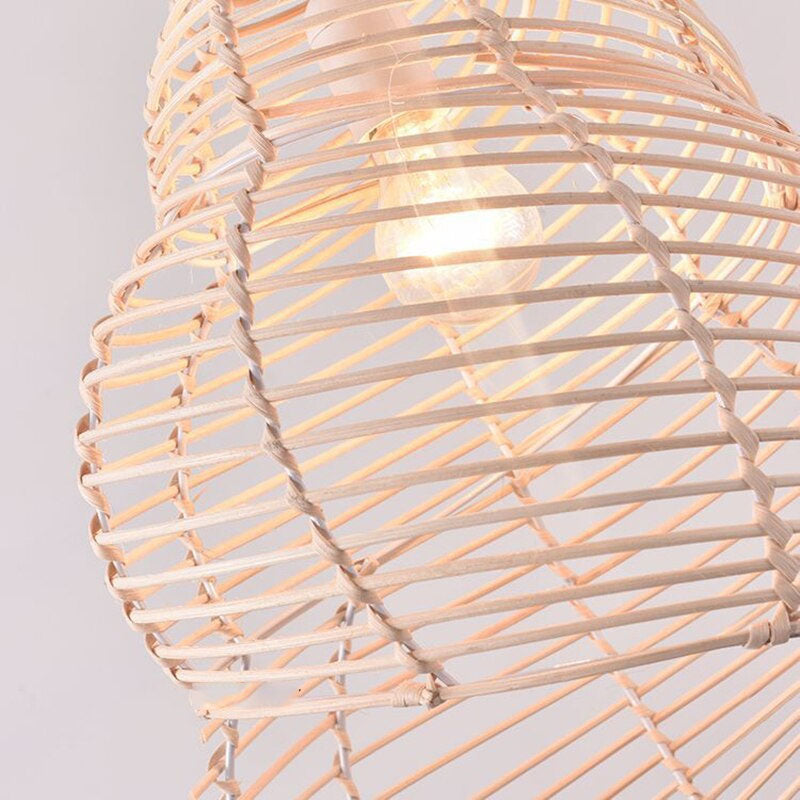 Suspension Coquillage Rotin - Meubles en rotin 